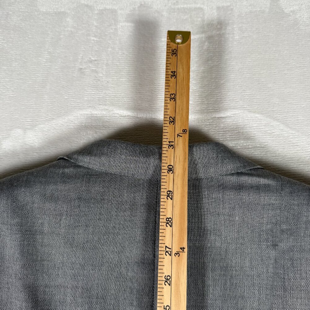 Z Zegna Blazer Men Size 50R Gray Wool Blend City 2-Button Jacket Made Mexico EUC - Picture 5 of 11